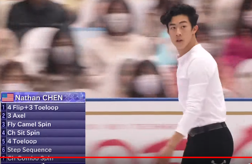 program krótki - Nathan CHEN 2021-04-15 Men Short Program ISU World Figure Skating Team Trophy.png